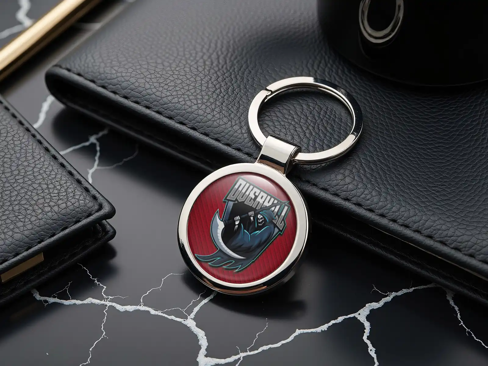 Metal Keychain High-Quality Finish Minimal Style